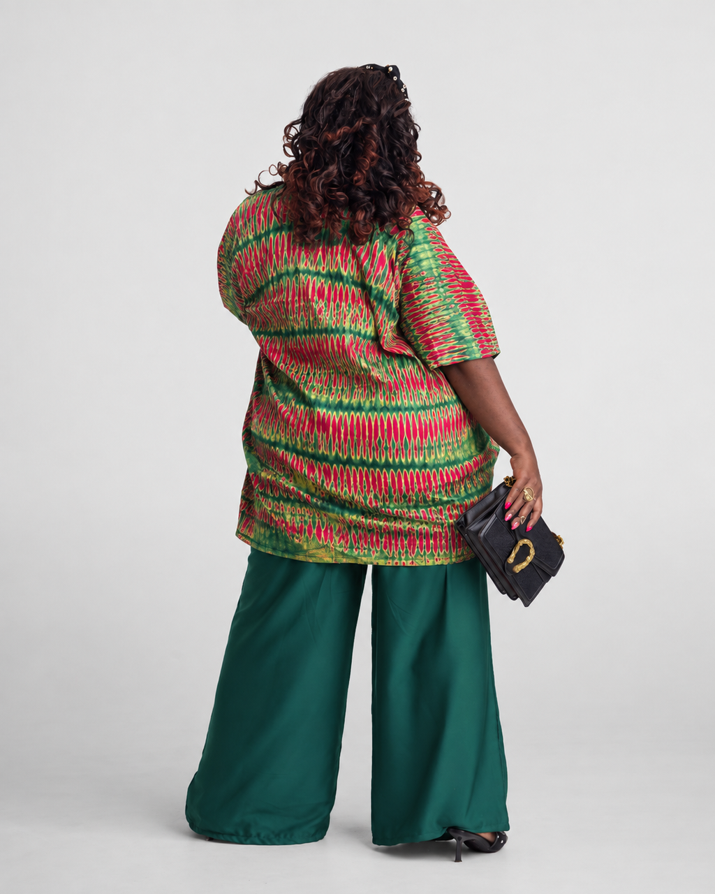 Moyo Draped Two-Piece Set — Tropic