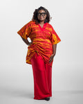 Moyo Draped Two-Piece Set — Ember